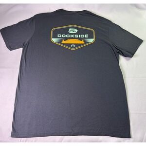 District Perfect Tri Tee Dockside Est 2025 Black T-Shirt Men XL Preppy Y2K Retro